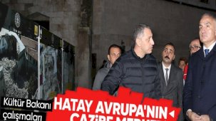 Mehmet Nuri Ersoy, Hatay'da tarihi yapılarla ilgili çalışmaları inceledi
