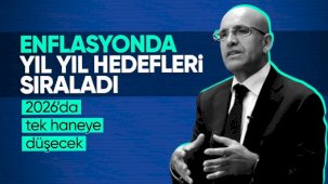 Mehmet Şimşek: Hedefimiz 2026'da enflasyonu tek haneye düşürmek