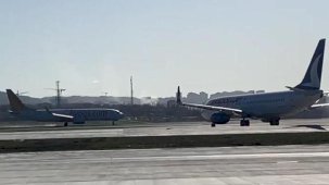 Sabiha Gökçen Havalimanı'nın 2. pistinden ilk ticari uçuş