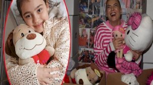 Şebnem Dönmez depremzede çocuklara hediye!