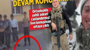 Şehit Yasin Karaca'nın son görüntüsü: Kızıl Elma'ya kadar devam komutanım