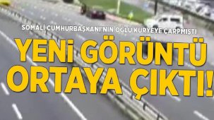Somali Cumhurbaşkanı’nın oğlu kuryeye çarpmıştı! Yeni görüntü ortaya çıktı
