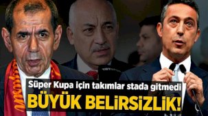 SON DAKİKA | Galatasaray-Fenerbahçe Süper Kupa finali ertelendi! Resmi açıklama geldi