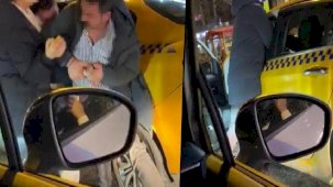 Taksici ile müşteri arasında 'beni almadın' kavgası!