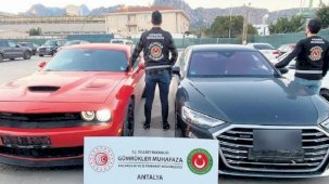 Toplam 187 milyon liralık kaçak lüks araç yakalandı