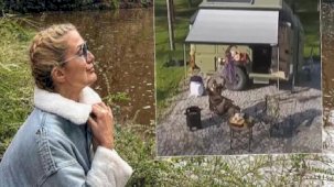 Tuğba Özay karavanda yaşamaya başladı! 'Bende insan korkusu var'