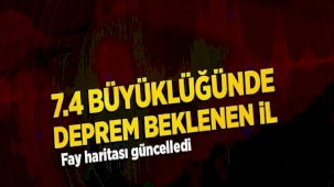 Türkiye'nin diri fay haritası güncellendi! En riskli bölgeler... 7.4 büyüklüğünde deprem beklenen il