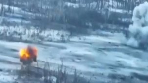 Ukrayna'dan Rus zırhlı araçlarına saldırı