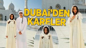 Ünlü çift göz kamaştırdı! Dubai'den kareler