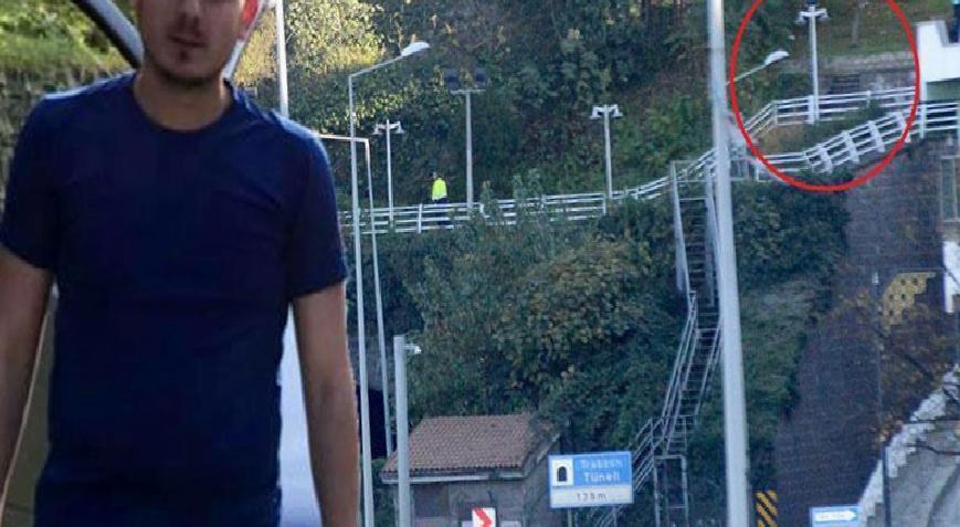 Trabzon’da korkunç son! Tünel üstünden kara yoluna düşen genç adam öldü