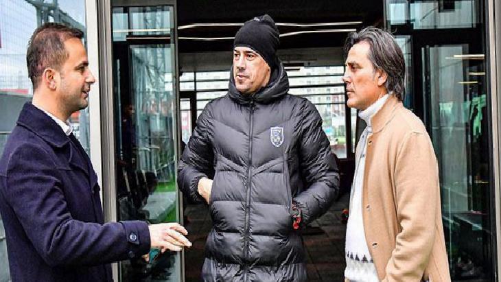 A Milli Takım Teknik Direktörü Montella, Başakşehir'i ziyaret etti