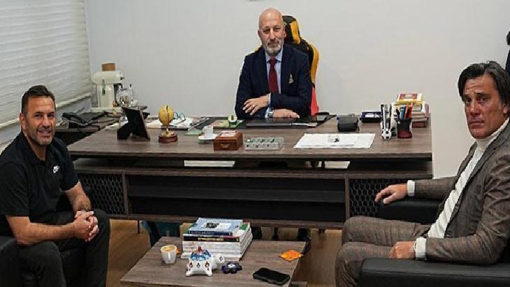 A Milli Takım Teknik Direktörü Vincenzo Montella'dan Galatasaray'a ziyaret