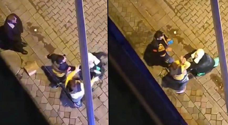 Ambulans isteyen kadın, sağlık görevlilerine saldırdı