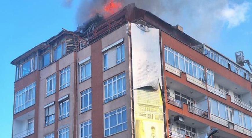 Ankara'da yangın paniği! 4 kişi dumandan etkilendi