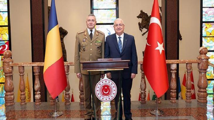 Bakan Güler, Romanya Genelkurmay Başkanı Vlad'ı kabul etti