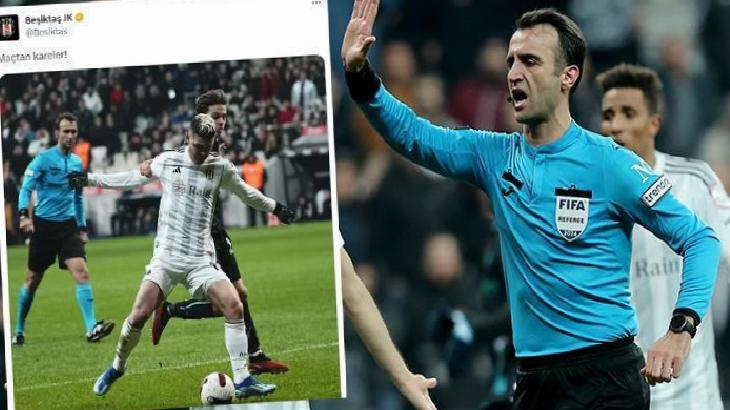 Beşiktaş'tan Adana Demirspor maçı sonrası hakem tepkisi! Maç sonu paylaşım