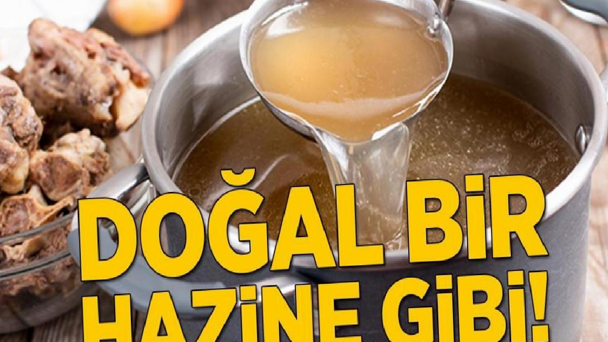 Doğal bir hazine gibi! Kemik suyunun 7 faydası