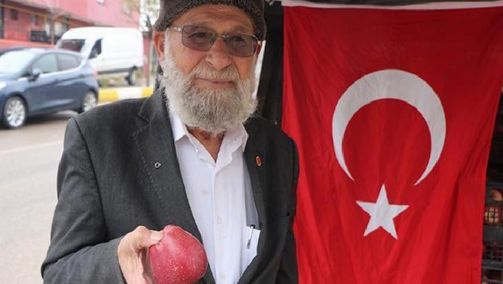 'Elmacı Dede’den anlamlı ziyaret! 1530 kilometre yol geldi