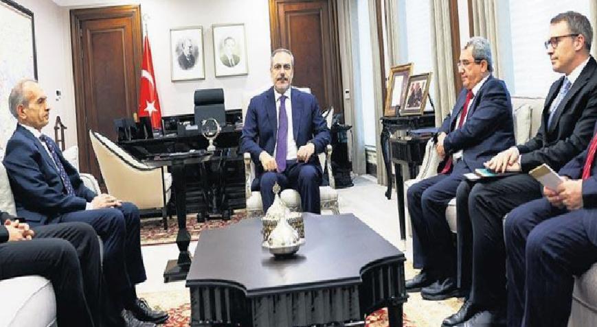 Fidan, Turan ile görüştü