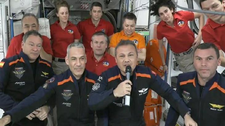 İlk Türk astronot Gezeravcı’dan ISS’te ilk Türkçe mesaj!