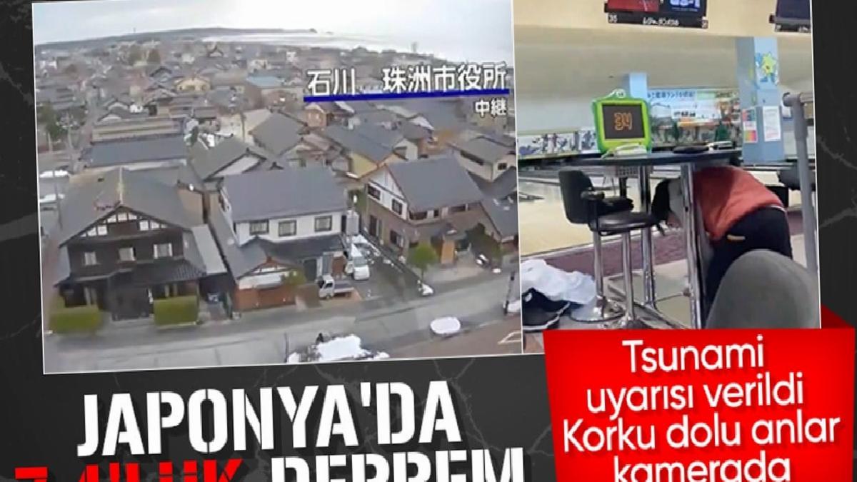 Japonya sallandı! Önce 5.7 ardından 7.4 büyüklüğünde deprem meydana geldi