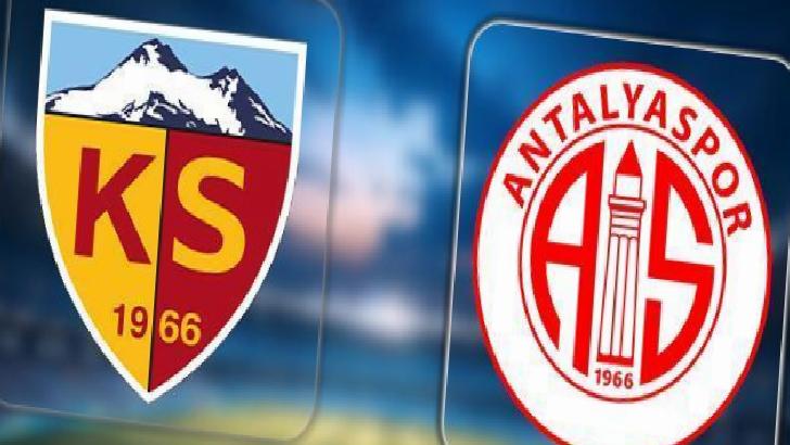 Kayserispor - Antalyaspor! Sergen Yalçın ve Burak Yılmaz karşı karşıya