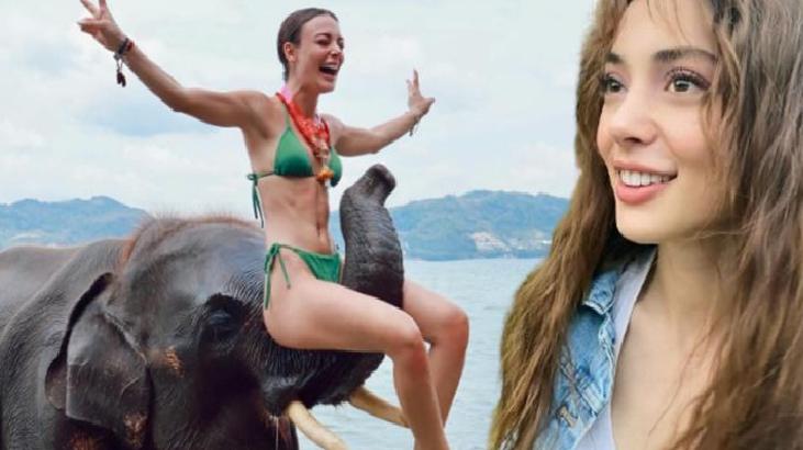 Rabia Soytürk'ün fille pozları gündem oldu