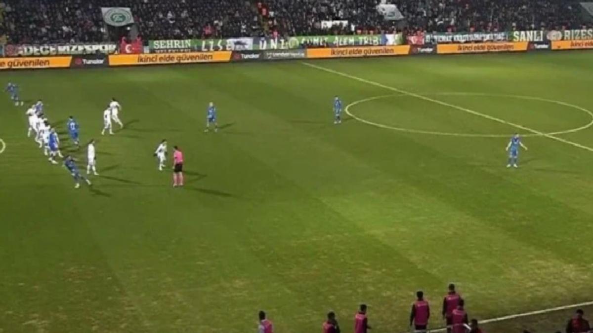 Rizespor golü buldu, VAR'dan döndü