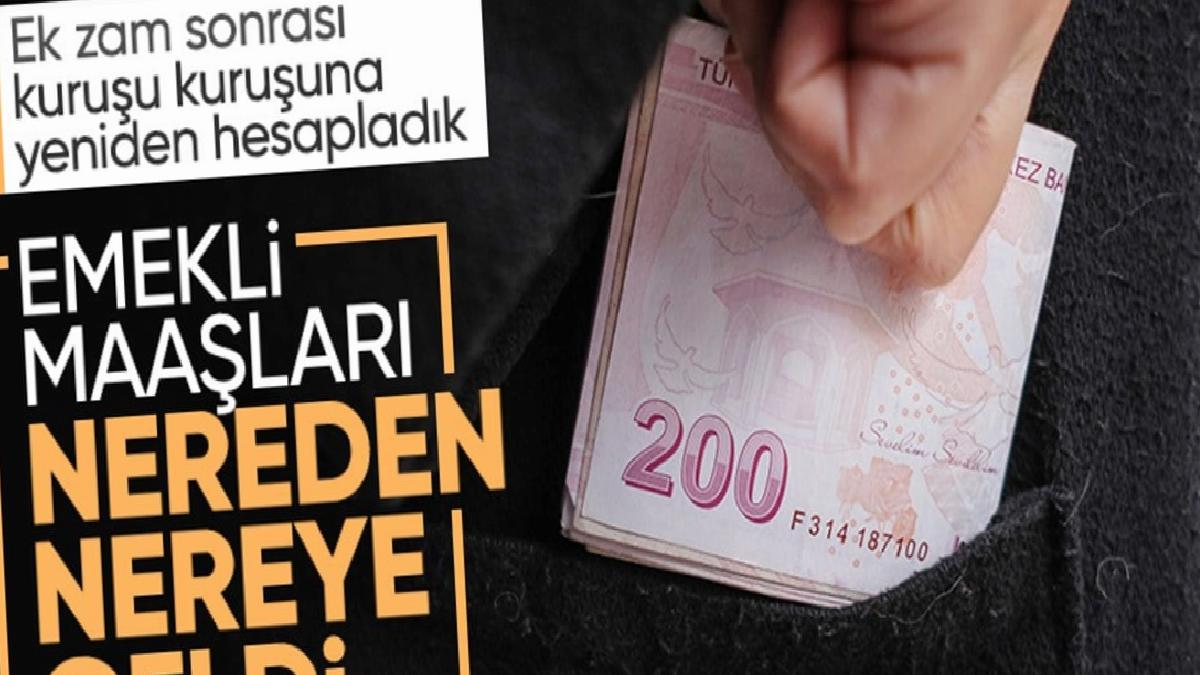 SSK ve Bağkur emeklilerinin yüzde 49,25 zamlı yeni maaşları