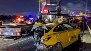 10 aracın karıştığı 3 kaza 15 Temmuz Şehitler Köprüsü'nü kilitledi!