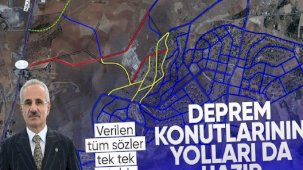 Abdulkadir Uraloğlu: Deprem konutlarının yolları hazır