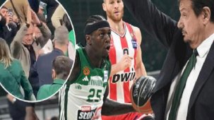 Atina'da Ergin Ataman ve Fatih Terim'in gecesi! Derbide şov yaptı