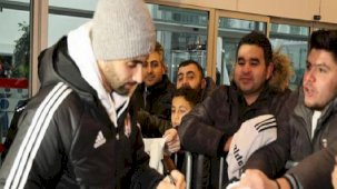 Beşiktaş kafilesine Sivas'ta coşkulu karşılama!
