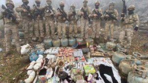 Bingöl'de operasyon: PKK'lı teröristlerin 8 katlı mağarası imha edildi