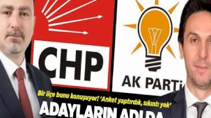 Bir ilçe bunu konuşuyor! AK Parti ve CHP'li adayın adı da soyadı da aynı
