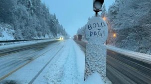 Bolu Dağı geçişi Ankara istikameti ağır taşıt trafiğine kapatıldı
