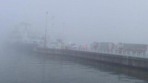 Çanakkale Boğazı'nda sis: Gemi geçişleri kapatıldı
