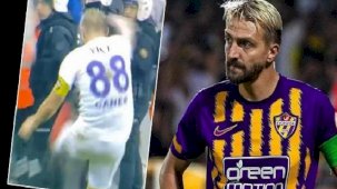 Caner Erkin çılgına döndü! Rakip taraftar tepki gösterdi