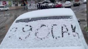 Çerkezköy beyaza büründü! Sürücüler zor anlar yaşadı