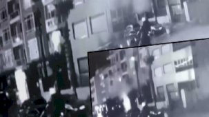 Depremden yeni görüntüler: 65 kişiye mezar olan apartman böyle yıkıldı