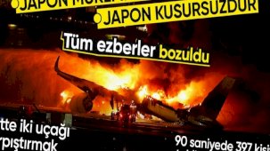 Dünya Tokyo'daki uçak kazasını konuşuyor: Japon sağlamlığı tartışılır oldu