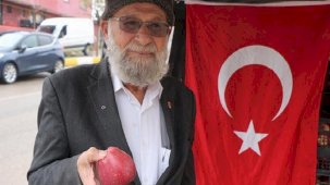 'Elmacı Dede’den anlamlı ziyaret! 1530 kilometre yol geldi