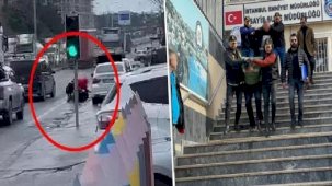Esenyurt'ta banka çıkışı cadde ortasında gasp! Şüpheliler tutuklandı
