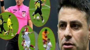 Fenerbahçe ve Galatasaray maçında tartışmalı pozisyonları! 'Açık penaltı, amasız lakinsiz kırmızı kart'