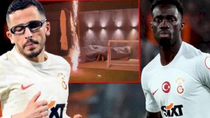 Galatasaray'da Davinson Sanchez'in yılbaşı kutlaması korkuttu! Akıllara Omar Elabdellaoui geldi