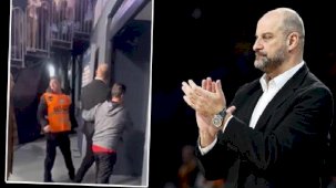 Galatasaray'da Zvezdan Mitrovic taraftarla tartıştı!