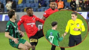 Gençlerbirliği-Sakaryaspor maçında hakemi trolledi, kırmızı kart gördü!