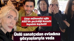 Hülya Yiğitalp'ten gözyaşlarıyla veda! Uzay mühendisi oğlu Adana'da toprağa verildi