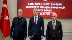 Kamu işçisine ek zam protokolü imzalandı