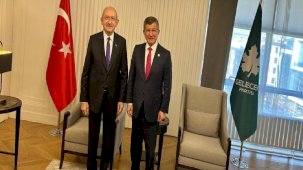 Kemal Kılıçdaroğlu, Ahmet Davutoğlu'nu makamında ziyaret etti